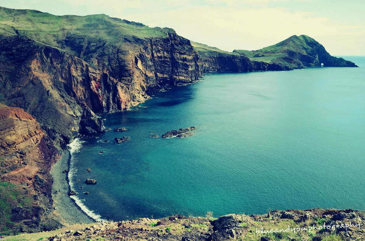 The dramatic coast of Madeira, Portugal