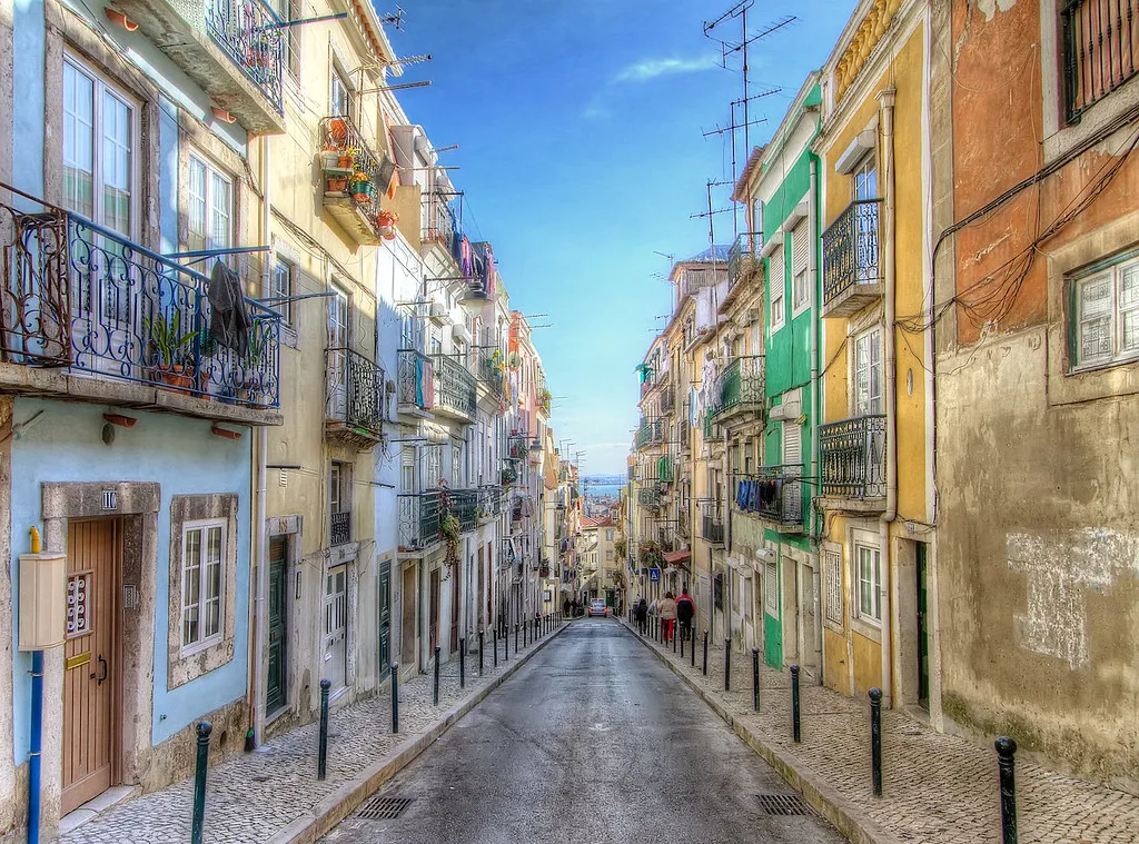 Streets Getting There in Lisbon, Portugal