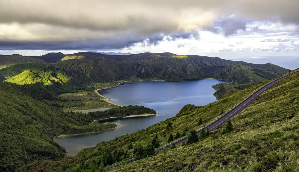 Fogo Fire Lagoon in Azores, Portugal