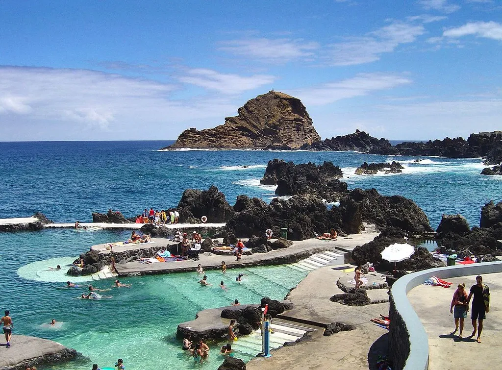 Map Madeira Beaches, Portugal