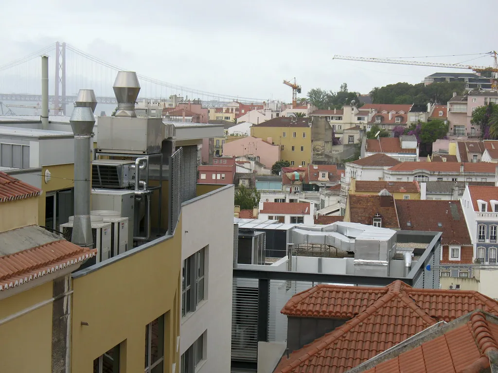 Cycling Staying Overnight in Lisbon, Portugal