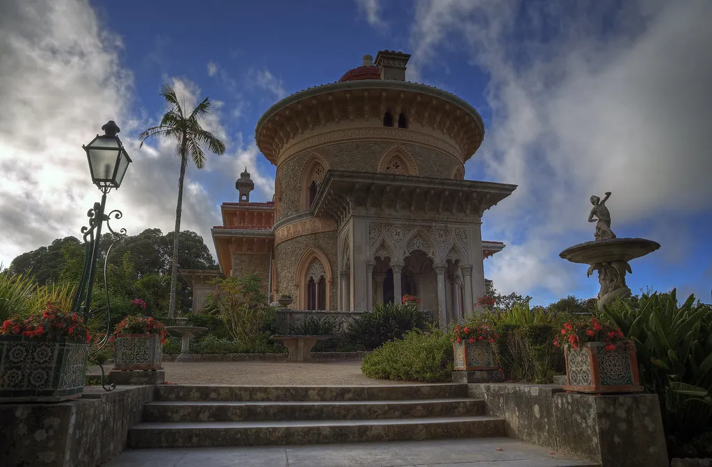 Architecture Monserrate Palace in Sintra, Portugal