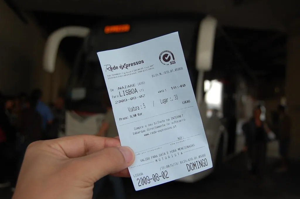 Lisbon Nazaré Bus, Portugal