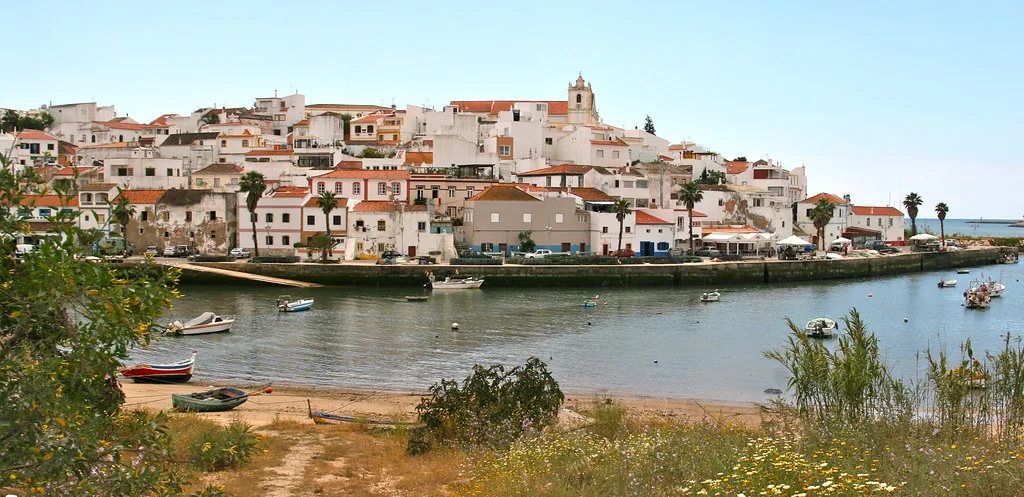 Ferragudo fishing village on the Arade river, Algarve
