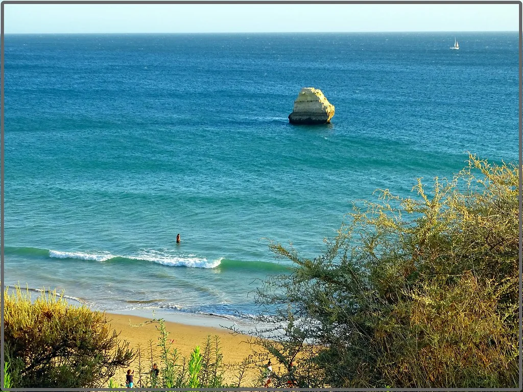 Praia da Rocha beach in Portimão, Algarve