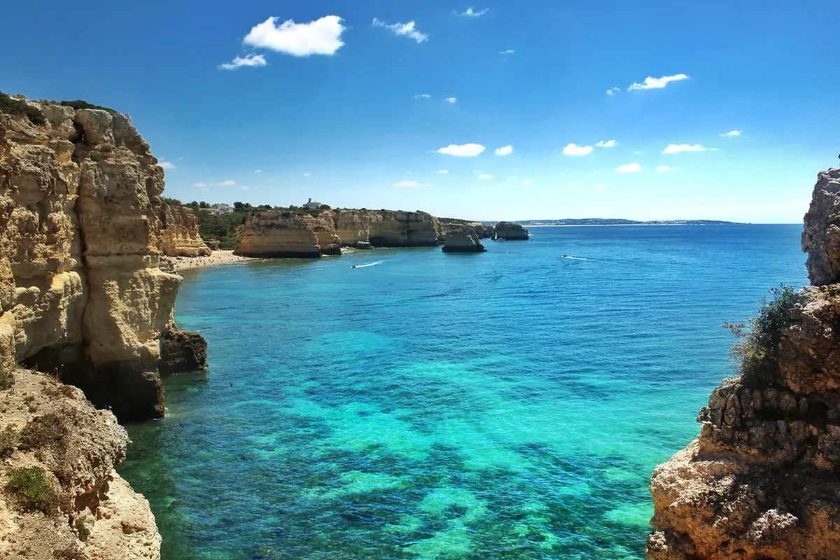 The Algarve coast near the Spanish border