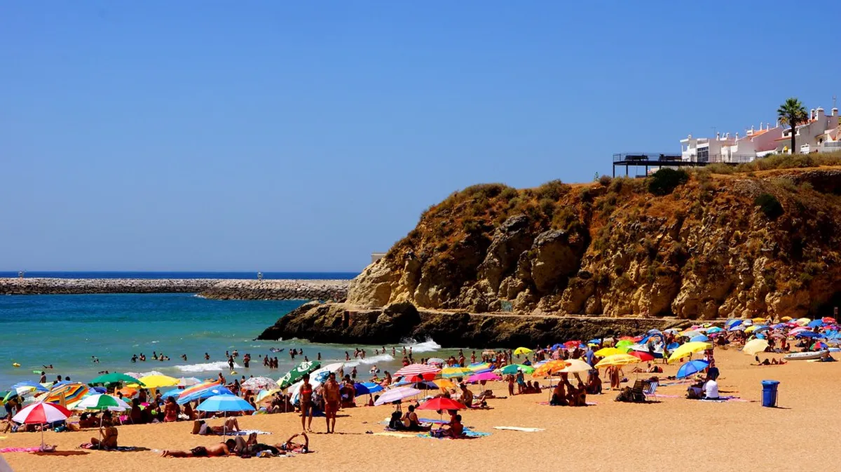 A scenic coastal road in Portugal