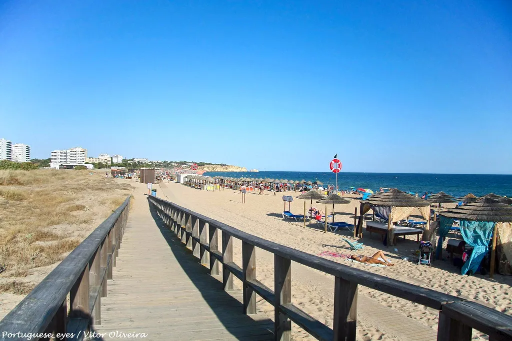Praia de Alvor in Portugal, Portugal